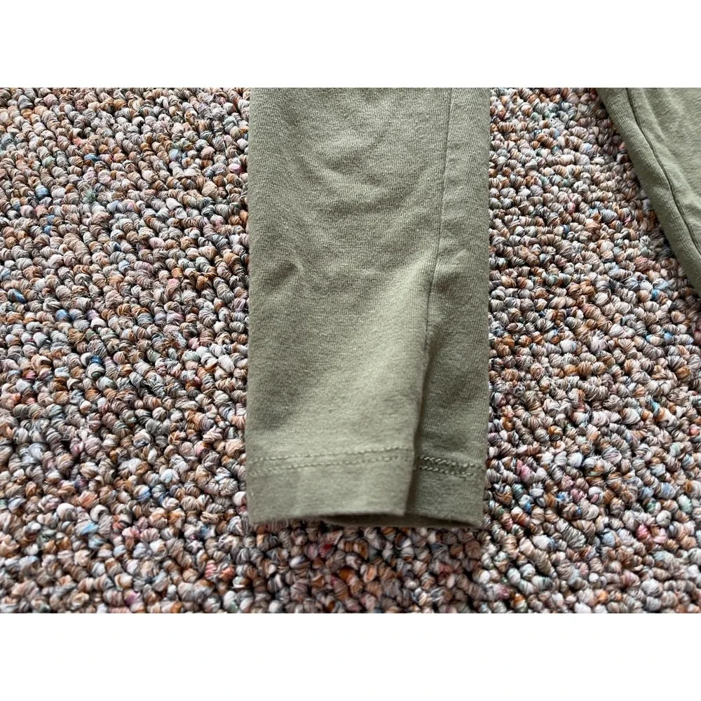 Old Navy Girls Green Ruffle Leggings 18-24M